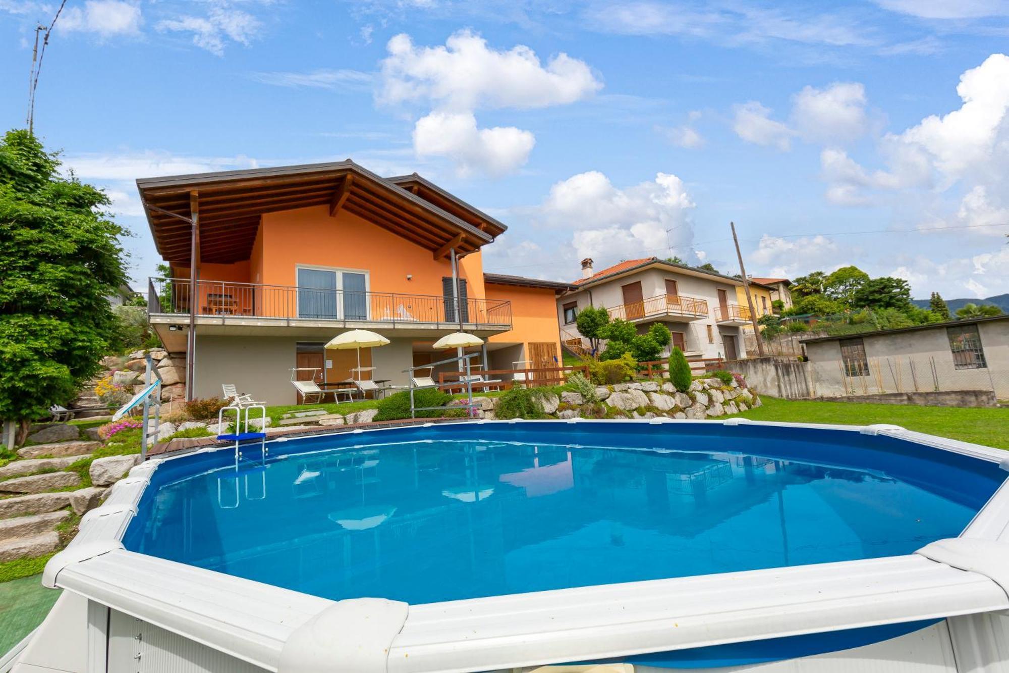 Villa Laura Private Pool And Garden - Happy Rentals Besozzo Экстерьер фото